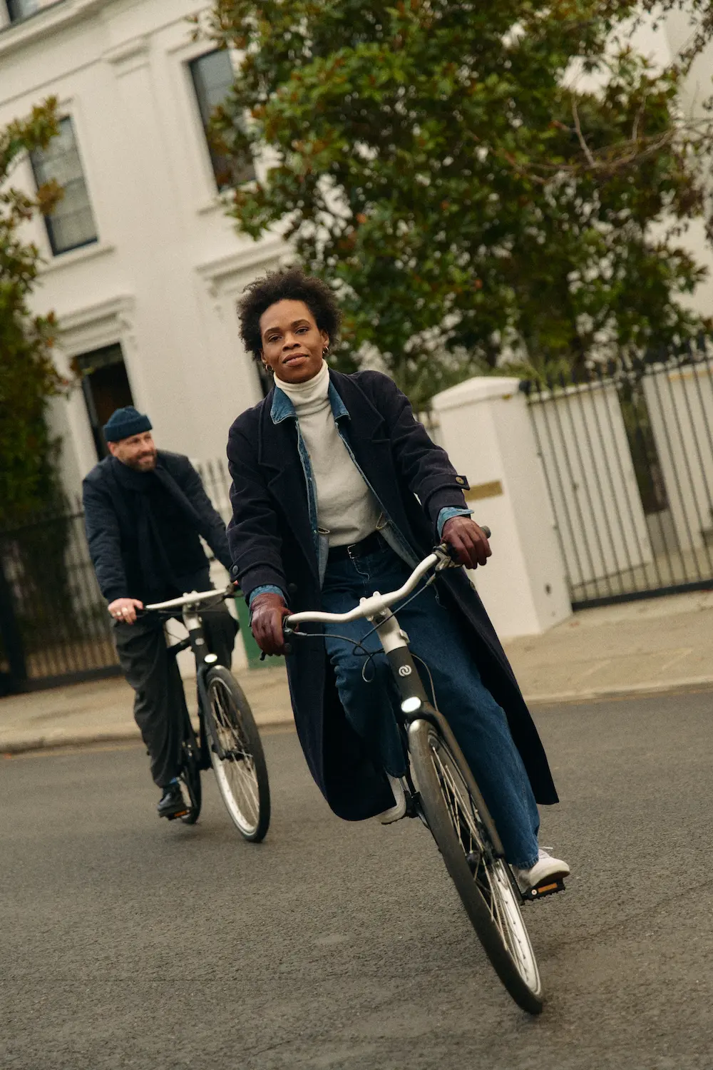 Deux cyclistes en vélo Bastille à Londres
